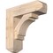 Ekena Millwork Merced Craftsman Smooth Bracket w/ Offset Brace, Douglas Fir, 7 1/2"W x 24"D x 24"H BKT0806X24X24MRC04SDF - alternate 1